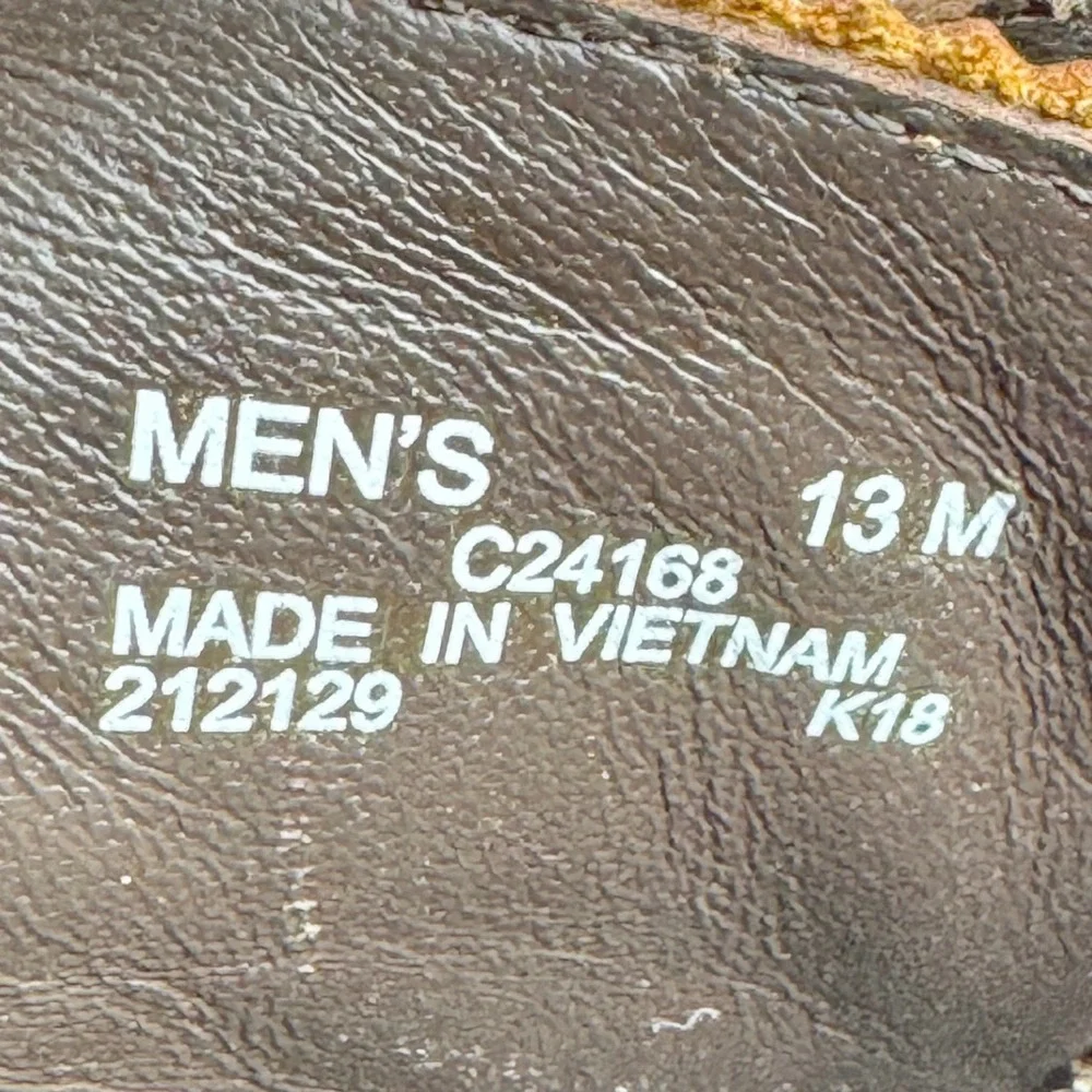 Cole Haan Grand OS Mens 13 M Tan Brown Leather Wingtip Derby Shoes C24168‎